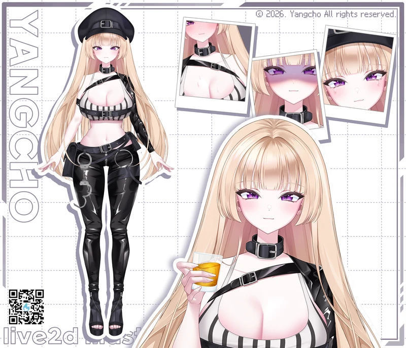 판매용 live2d 버츄얼 일러스트