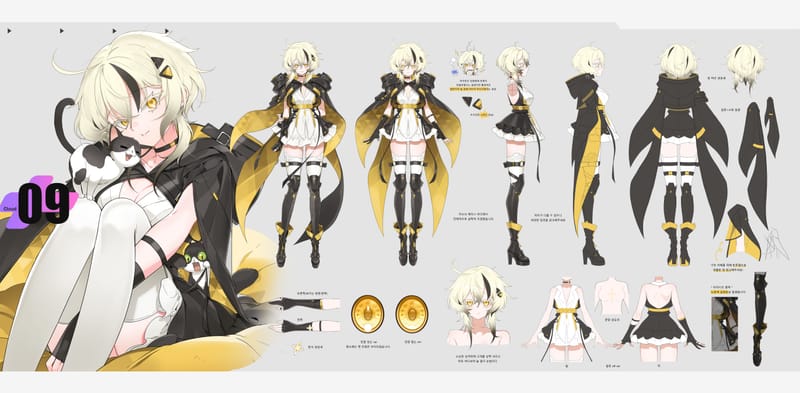 캐릭터 디자인 시트