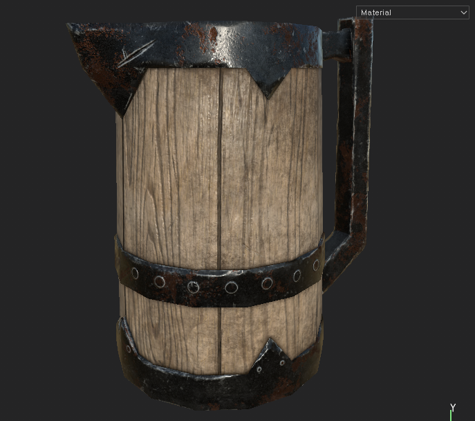Wood mug