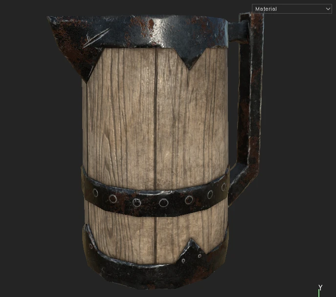 Wood mug