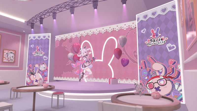 [VRChat] 니지산지EN '마리아 마리오네트'님 퍼펫 카페